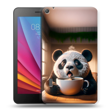 Силиконовый чехол на Huawei MediaPad T3 7 с принтом смешная панда Силиконовый чехол на Huawei MediaPad T3 7 с принтом смешная панда