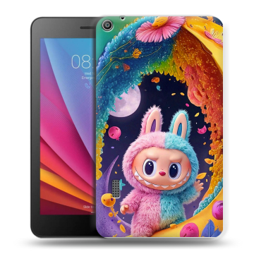 Силиконовый чехол на Huawei MediaPad T3 7 с принтом Labubu Лабубу