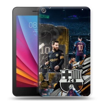 Силиконовый чехол на Huawei MediaPad T3 7 с принтом Messi Barcelona Силиконовый чехол на Huawei MediaPad T3 7 с принтом Messi Barcelona