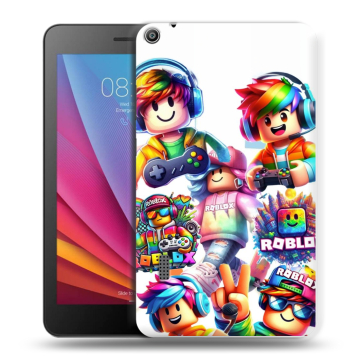 Силиконовый чехол на Huawei MediaPad T3 7 с принтом Roblox Роблокс Силиконовый чехол на Huawei MediaPad T3 7 с принтом Roblox Роблокс