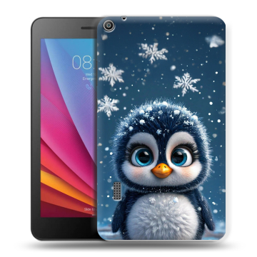 Силиконовый чехол на Huawei MediaPad T3 7 с принтом Новый год Силиконовый чехол на Huawei MediaPad T3 7 с принтом Новый год