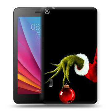 Силиконовый чехол на Huawei MediaPad T3 7 с принтом Новый год Гринч Силиконовый чехол на Huawei MediaPad T3 7 с принтом Новый год Гринч