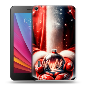 Силиконовый чехол на Huawei MediaPad T3 7 с принтом Новый год Силиконовый чехол на Huawei MediaPad T3 7 с принтом Новый год