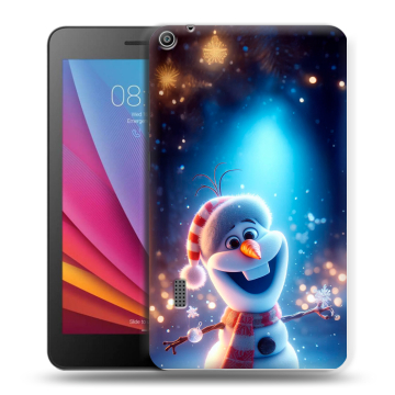 Силиконовый чехол на Huawei MediaPad T3 7 с принтом Новый год Силиконовый чехол на Huawei MediaPad T3 7 с принтом Новый год