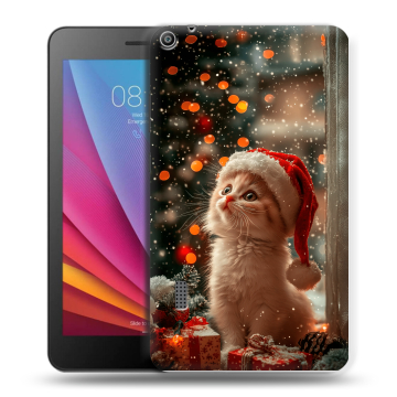 Силиконовый чехол на Huawei MediaPad T3 7 с принтом Новый год Силиконовый чехол на Huawei MediaPad T3 7 с принтом Новый год