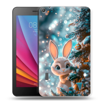 Силиконовый чехол на Huawei MediaPad T3 7 с принтом Новый год Силиконовый чехол на Huawei MediaPad T3 7 с принтом Новый год