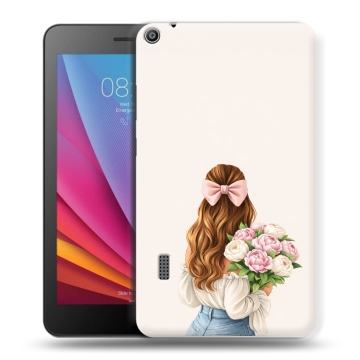 Силиконовый чехол на Huawei MediaPad T3 7 с принтом женский Силиконовый чехол на Huawei MediaPad T3 7 с принтом женский