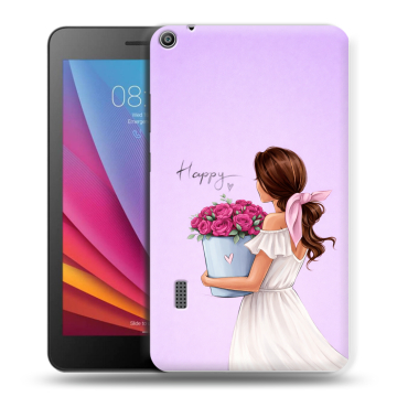 Силиконовый чехол на Huawei MediaPad T3 7 с принтом женский Силиконовый чехол на Huawei MediaPad T3 7 с принтом женский