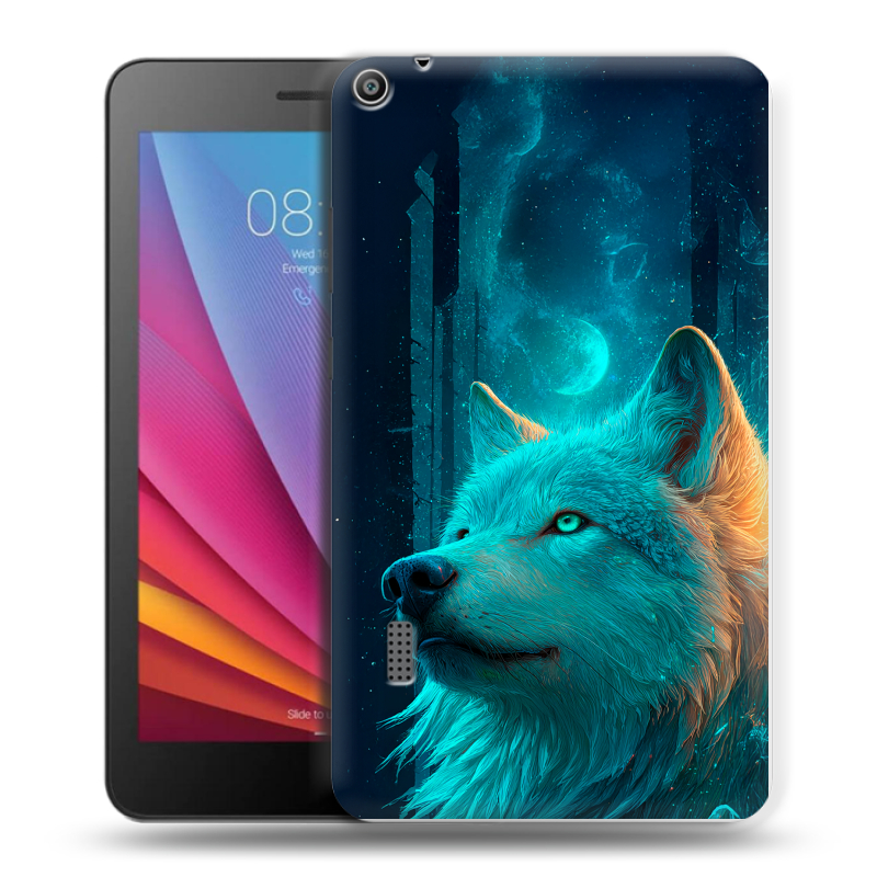 Силиконовый чехол на Huawei MediaPad T3 7 с принтом бабочки саккура Силиконовый чехол на Huawei MediaPad T3 7 с принтом бабочки саккура