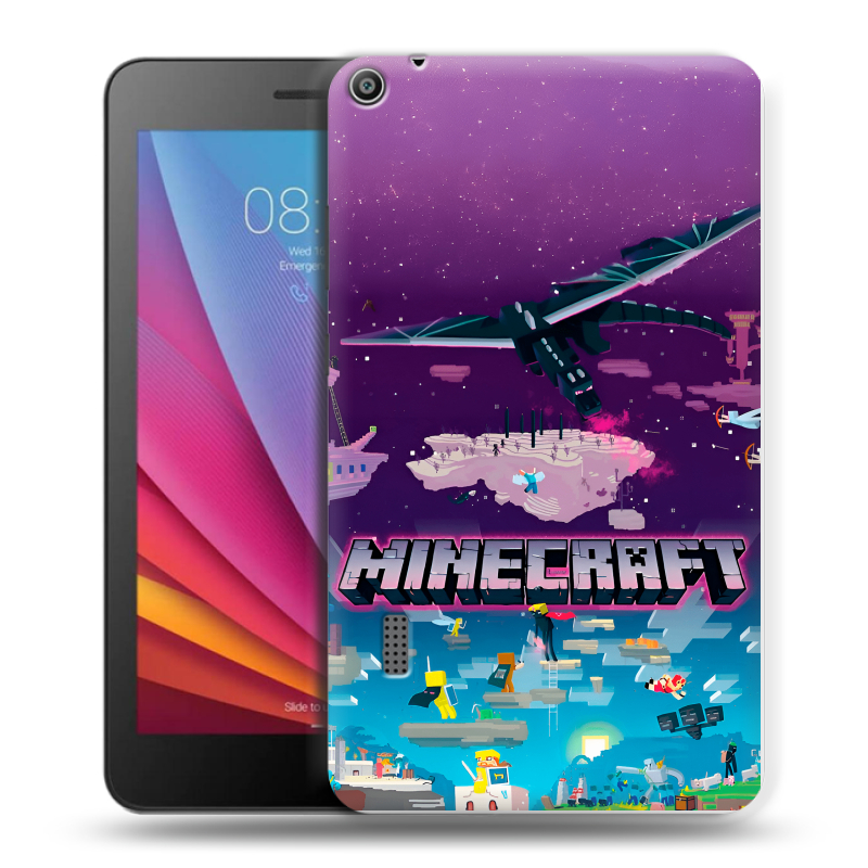 Силиконовый чехол на Huawei MediaPad T3 7 с принтом Майнкрафт Minecraft Силиконовый чехол на Huawei MediaPad T3 7 с принтом Майнкрафт Minecraft