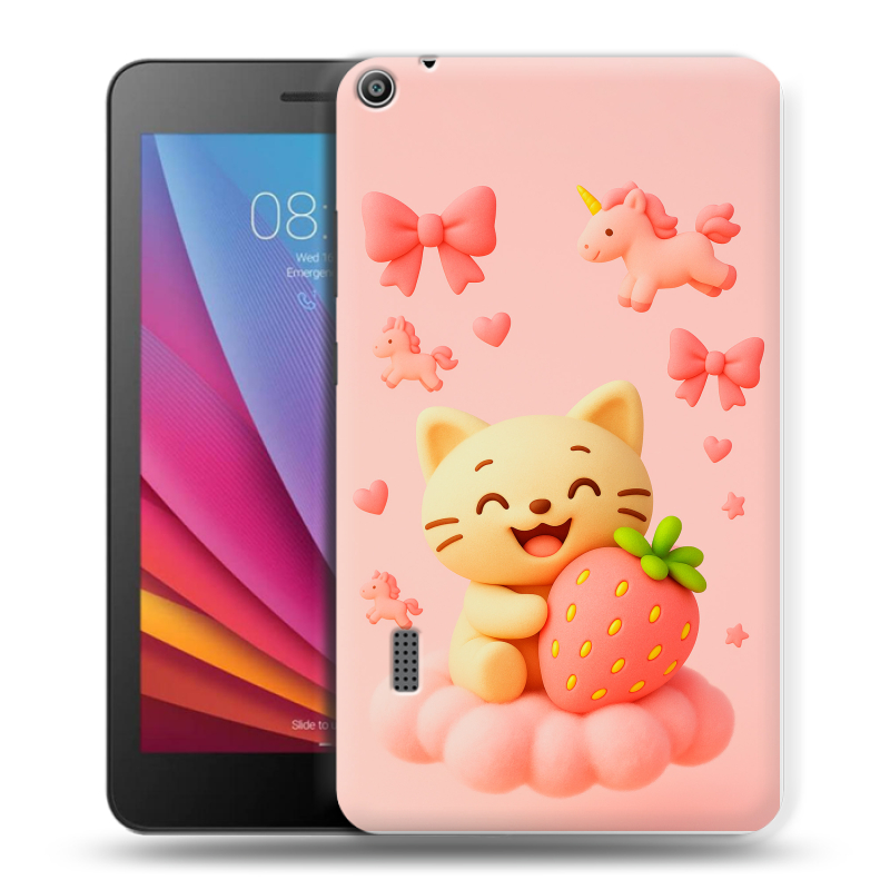 Силиконовый чехол на Huawei MediaPad T3 7 с принтом для девочек Силиконовый чехол на Huawei MediaPad T3 7 с принтом для девочек