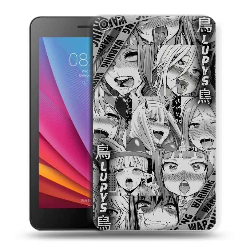 Силиконовый чехол на Huawei MediaPad T3 7 с принтом Ahegao Ахегао Аниме Силиконовый чехол на Huawei MediaPad T3 7 с принтом Ahegao Ахегао Аниме