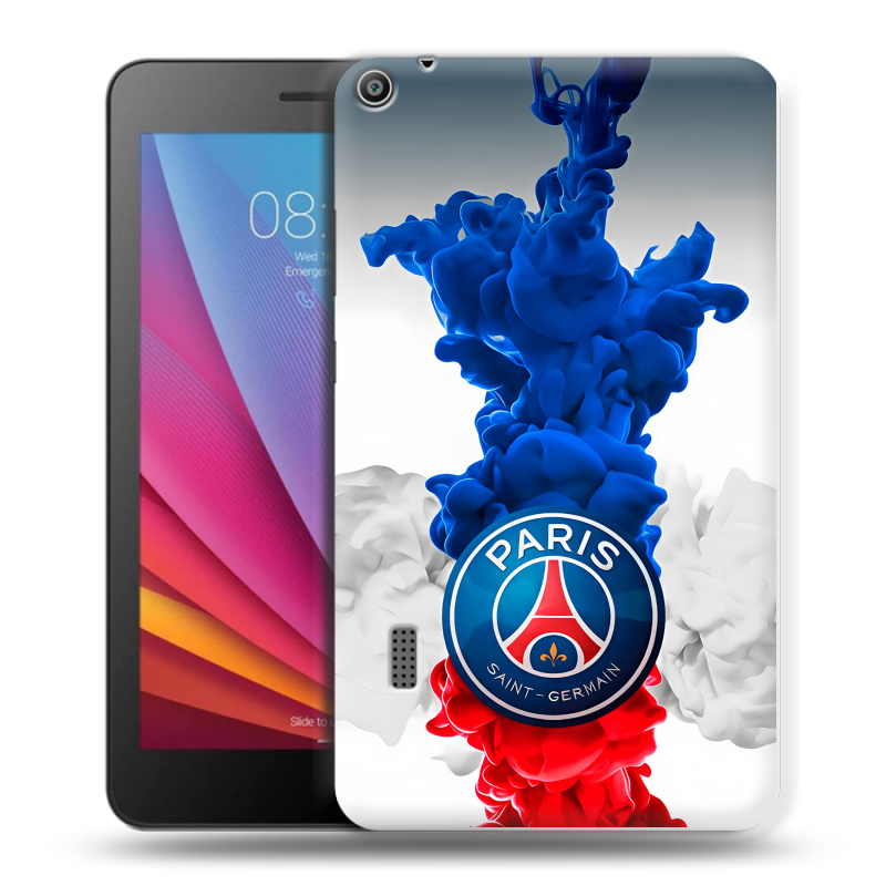 Силиконовый чехол на Huawei MediaPad T3 7 с принтом PSG ПСЖ Силиконовый чехол на Huawei MediaPad T3 7 с принтом PSG ПСЖ