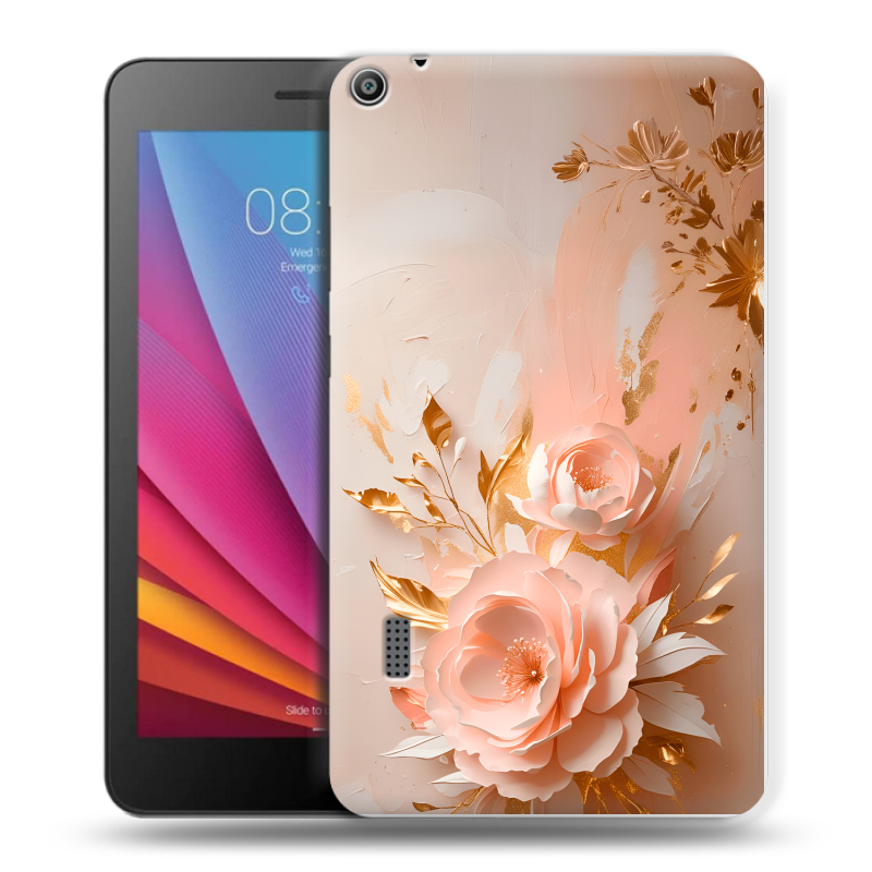 Силиконовый чехол на Huawei MediaPad T3 7 с принтом женский Силиконовый чехол на Huawei MediaPad T3 7 с принтом женский