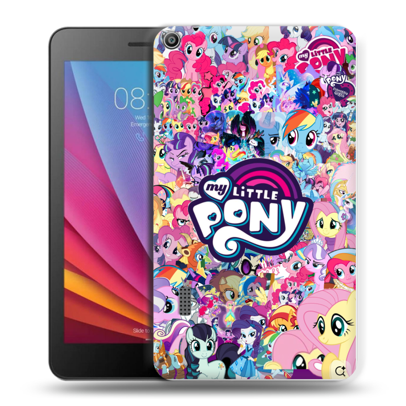 Силиконовый чехол на планшета Huawei MediaPad T3 7 с принтом My little pony Дружба чудо Силиконовый чехол на планшета Huawei MediaPad T3 7 с принтом My little pony Дружба чудо