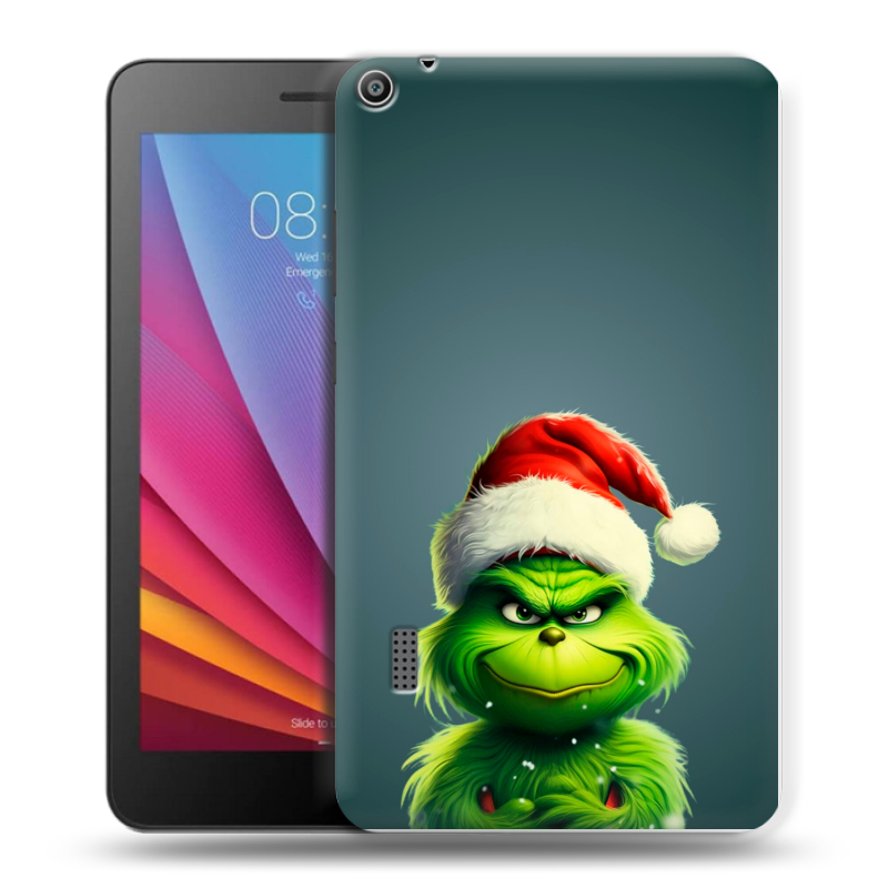 Силиконовый чехол на Huawei MediaPad T3 7 с принтом Новый год Силиконовый чехол на Huawei MediaPad T3 7 с принтом Новый год