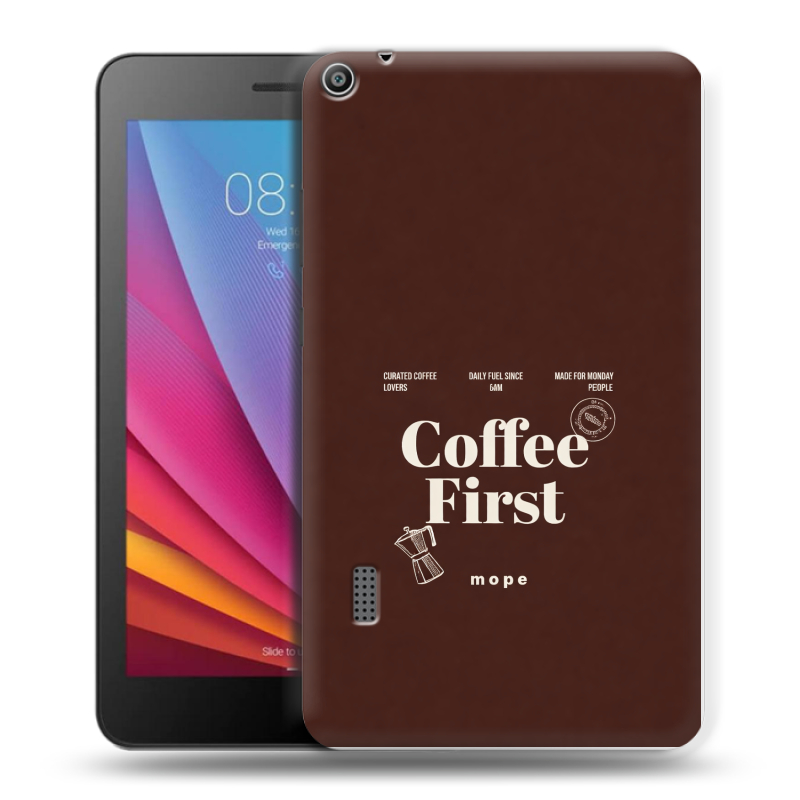 Силиконовый чехол на Huawei MediaPad T3 7 с принтом женский Силиконовый чехол на Huawei MediaPad T3 7 с принтом женский