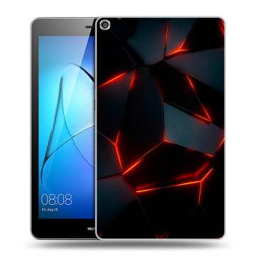 Силиконовый чехол на планшета Huawei MediaPad T3 8 с принтом Яркие абстракции Силиконовый чехол на планшета Huawei MediaPad T3 8 с принтом Яркие абстракции