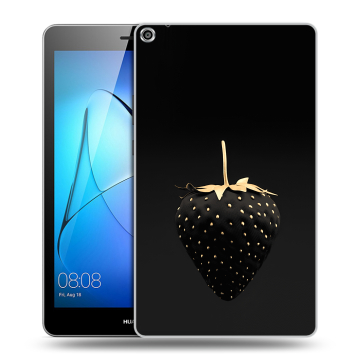 Силиконовый чехол на планшета Huawei MediaPad T3 8 с принтом Черная клубника Силиконовый чехол на планшета Huawei MediaPad T3 8 с принтом Черная клубника