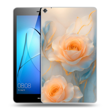 Силиконовый чехол на планшета Huawei MediaPad T3 8 с принтом Женский