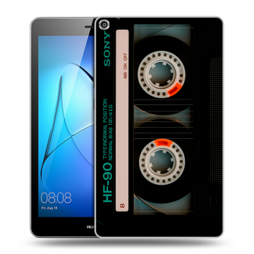 Силиконовый чехол на Huawei MediaPad T3 8 с принтом Кассета