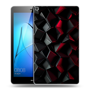 Силиконовый чехол на Huawei MediaPad T3 8 с принтом Абстракция