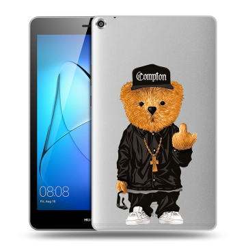 Силиконовый чехол на Huawei MediaPad T3 8 с принтом Мишка
