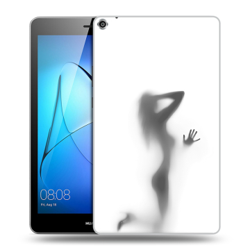 Силиконовый чехол на Huawei MediaPad T3 8 с принтом Силуэт