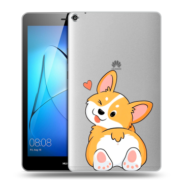Силиконовый чехол на Huawei MediaPad T3 8 с принтом Корги