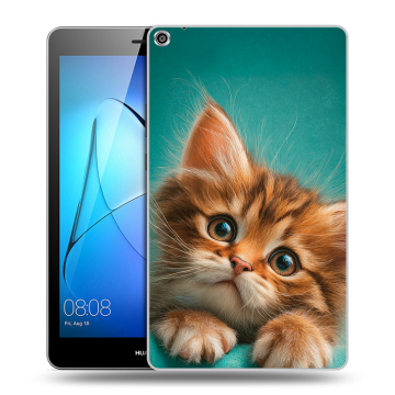 Силиконовый чехол на Huawei MediaPad T3 8 с принтом котенок