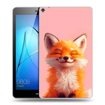 Силиконовый чехол на Huawei MediaPad T3 8 с принтом милая лиса