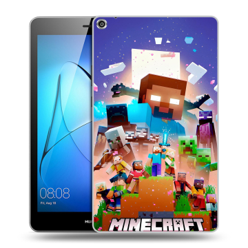 Силиконовый чехол на Huawei MediaPad T3 8 с принтом Майнкрафт Minecraft Силиконовый чехол на Huawei MediaPad T3 8 с принтом Майнкрафт Minecraft