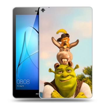 Силиконовый чехол на Huawei MediaPad T3 8 с принтом Шрек Shrek