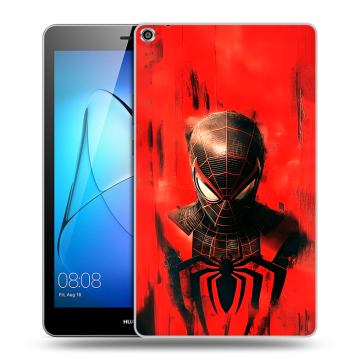 Силиконовый чехол на Huawei MediaPad T3 8 с принтом человек паук spiderman