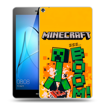 Силиконовый чехол на Huawei MediaPad T3 8 с принтом Майнкрафт Minecraft