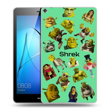 Силиконовый чехол на Huawei MediaPad T3 8 с принтом Шрек Shrek