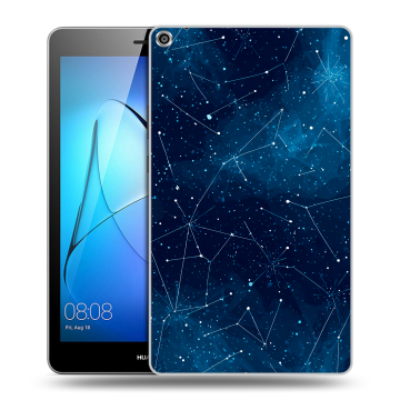 Силиконовый чехол на Huawei MediaPad T3 8 с принтом Космос звезды