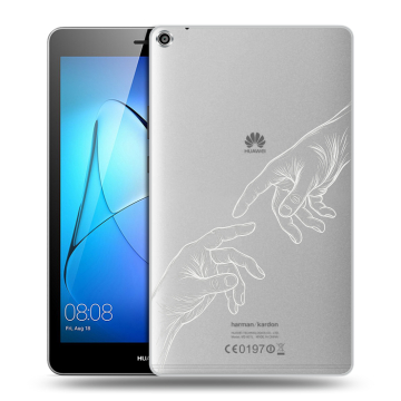 Силиконовый чехол на Huawei MediaPad T3 8 с принтом Сотворение мира