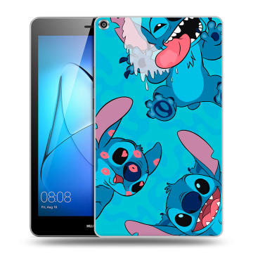 Силиконовый чехол на Huawei MediaPad T3 8 с принтом Лило и Стич