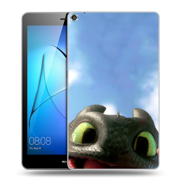 Силиконовый чехол на Huawei MediaPad T3 8 с принтом Как приручить дракона