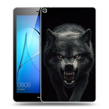 Силиконовый чехол на Huawei MediaPad T3 8 с принтом Волк