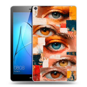 Силиконовый чехол на Huawei MediaPad T3 8 с принтом Модный принт