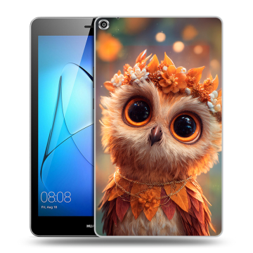 Силиконовый чехол на Huawei MediaPad T3 8 с принтом Милая сова