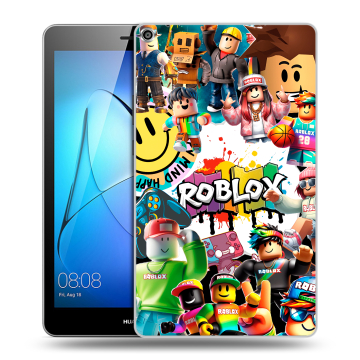 Силиконовый чехол на Huawei MediaPad T3 8 с принтом Roblox Роблокс Силиконовый чехол на Huawei MediaPad T3 8 с принтом Roblox Роблокс