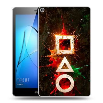Силиконовый чехол на Huawei MediaPad T3 8 с принтом Squid Game Игра кальмара Силиконовый чехол на Huawei MediaPad T3 8 с принтом Squid Game Игра кальмара
