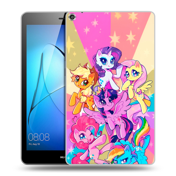 Силиконовый чехол на Huawei MediaPad T3 8 с принтом My little pony Дружба чудо