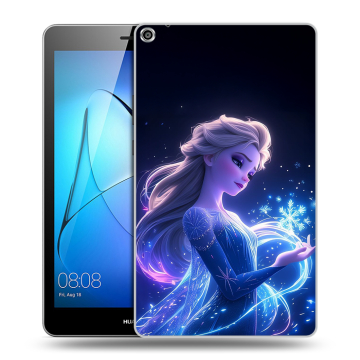 Силиконовый чехол на Huawei MediaPad T3 8 с принтом Холодное сердце Frozen