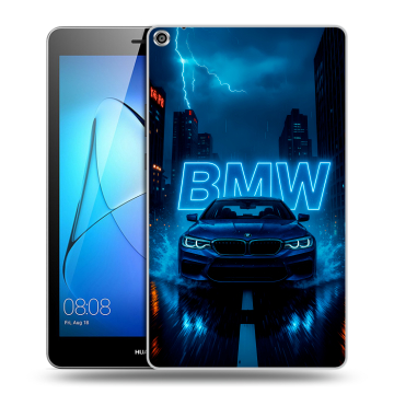 Силиконовый чехол на Huawei MediaPad T3 8 с принтом BMW БМВ