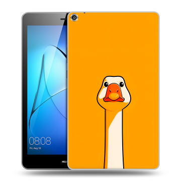 Силиконовый чехол на Huawei MediaPad T3 8 с принтом Смешная утка