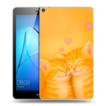 Силиконовый чехол на Huawei MediaPad T3 8 с принтом Милые котята